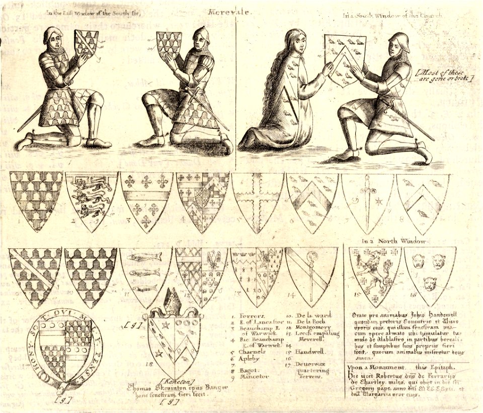 Wenceslas Hollar - Merevale (stained glass)