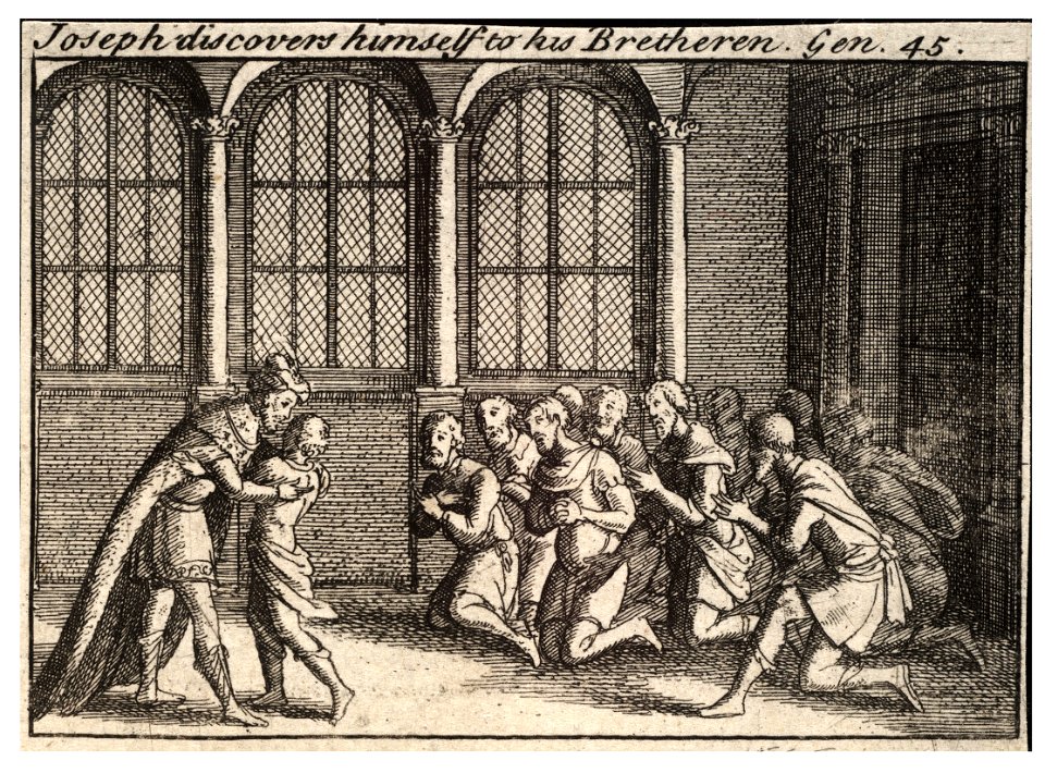 Wenceslas Hollar - Joseph reveals himself to his brethren (State 2)