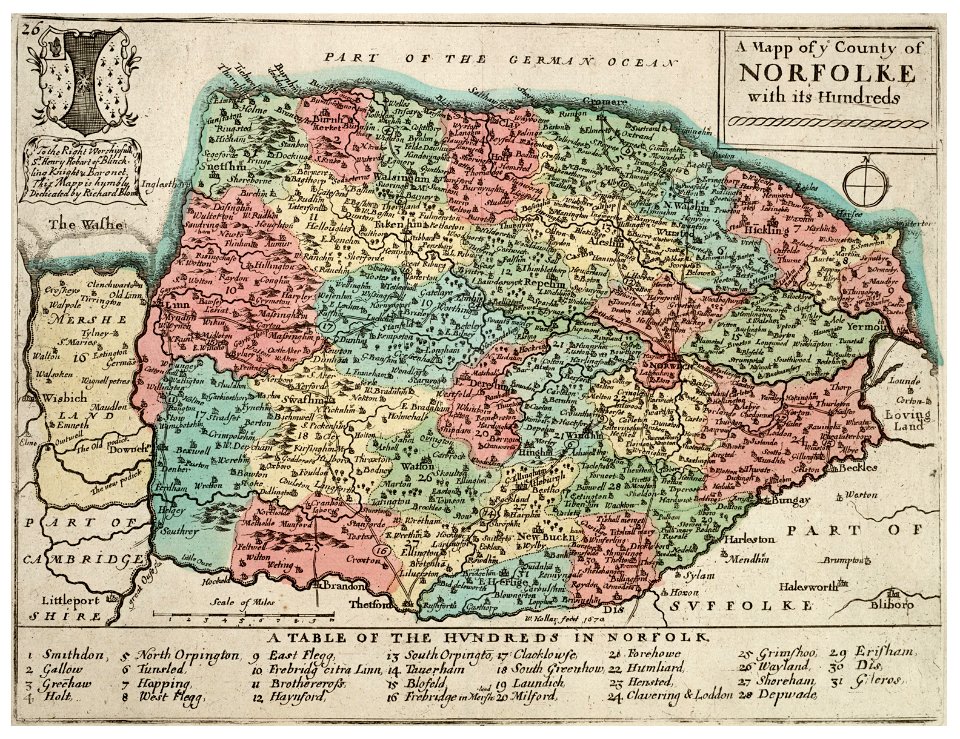 Wenceslas Hollar - Norfolk (State 4)