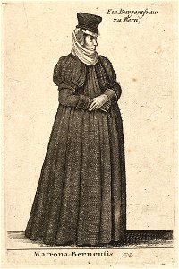 Wenceslas Hollar - Matrona Bernensis (State 3)