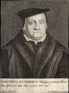 Wenceslas Hollar - Martin Luther (State 2). Free illustration for personal and commercial use.