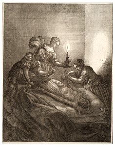Wenceslas Hollar - Removing the dead man (State 1)