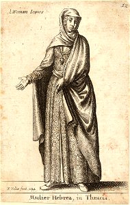 Wenceslas Hollar - Mulier Hebrea, in Thracia (State 2)