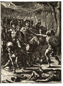 Wenceslas Hollar - Nisus slaying Volscens (State 2) 2