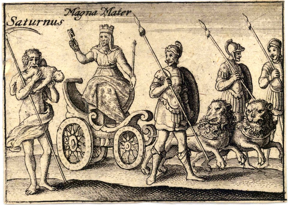 Wenceslas Hollar - The Greek gods. Saturn