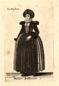 Wenceslas Hollar - Mulier Basiliensis (State 2)
