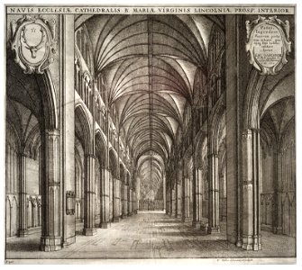 Wenceslas Hollar - Lincoln Cathedral, interior