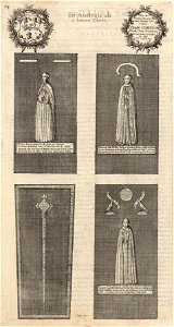 Wenceslas Hollar - Okeford. Rythyn. Lichfild (monument)