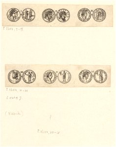 Wenceslas Hollar - Nine Roman coins