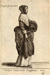 Wenceslas Hollar - Mulier Generosa Anglica (State 3) 2