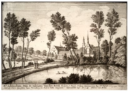 Wenceslas Hollar - Rothendael abbey (State 2)