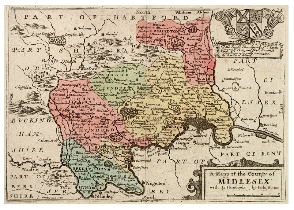 Wenceslas Hollar - Middlesex (State 6)