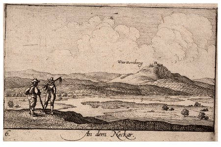 Wenceslas Hollar - On the Neckar