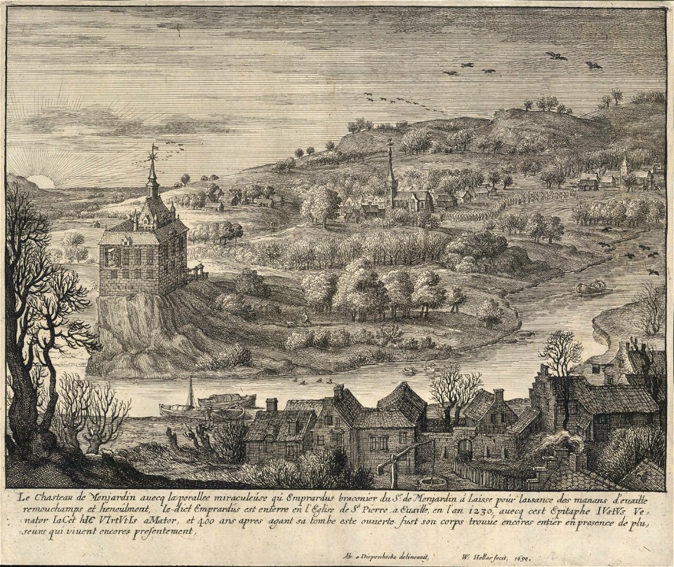 Wenceslas Hollar - Monjardin (State 1)