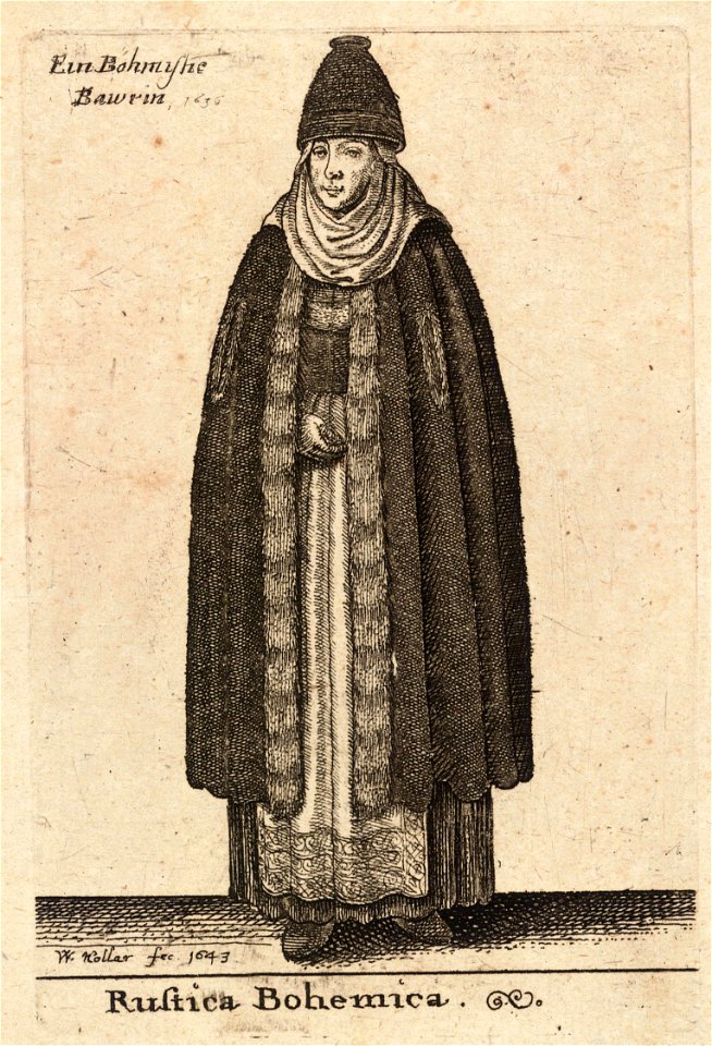 Wenceslas Hollar - Rustica Bohemica (State 3)