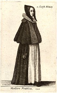 Wenceslas Hollar - Mulier Scotica (State 1)