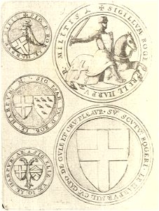 Wenceslas Hollar - Seals of the Le Harpur family