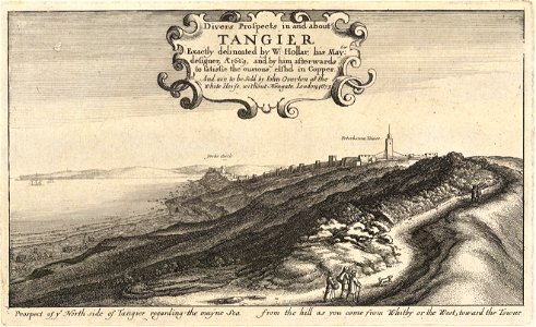 Wenceslas Hollar - Tangier. Series title. (State 1)