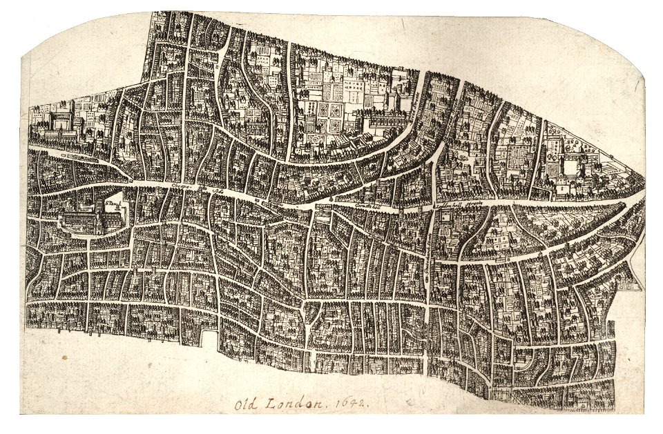 Wenceslas Hollar - London before the fire (State 1)
