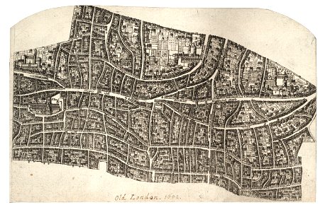 Wenceslas Hollar - London before the fire (State 1)
