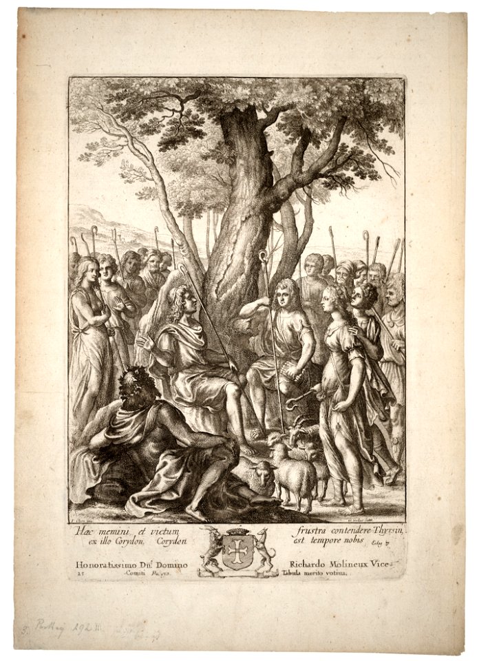 Wenceslas Hollar - Meliboeus (State 3) 2