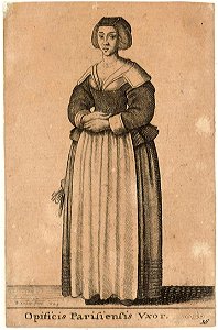 Wenceslas Hollar - Opificis Pariensis Vxor (State 2)