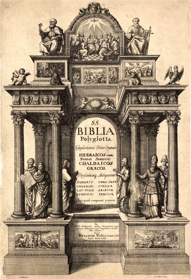 Wenceslas Hollar - Polyglot Bible (State 3)