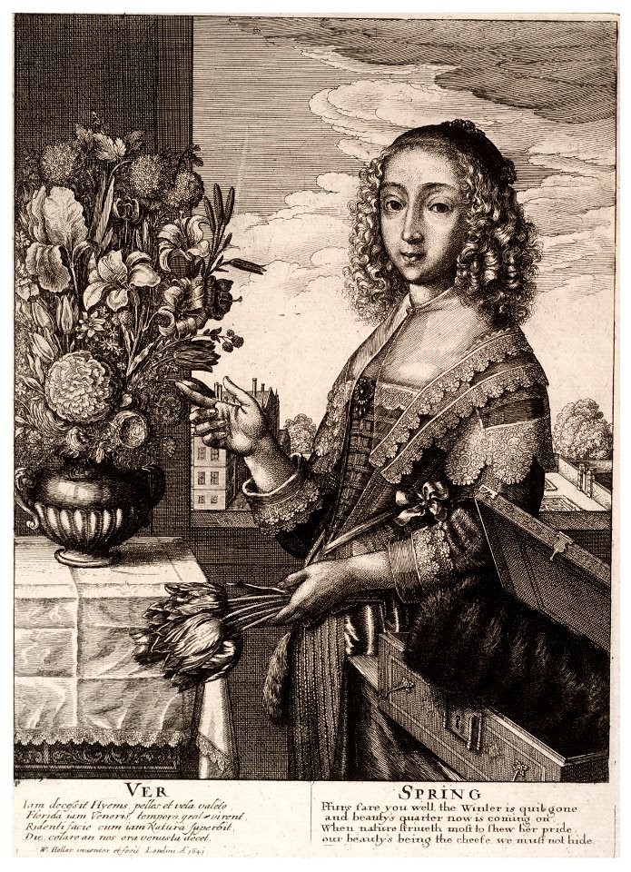 Wenceslas Hollar - Spring (State 2) 2