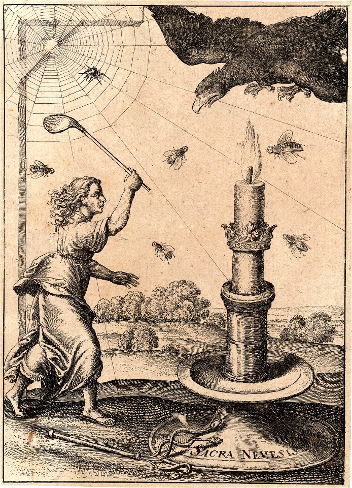 Wenceslas Hollar - Sacra Nemesis (State 1)