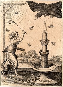 Wenceslas Hollar - Sacra Nemesis (State 1)