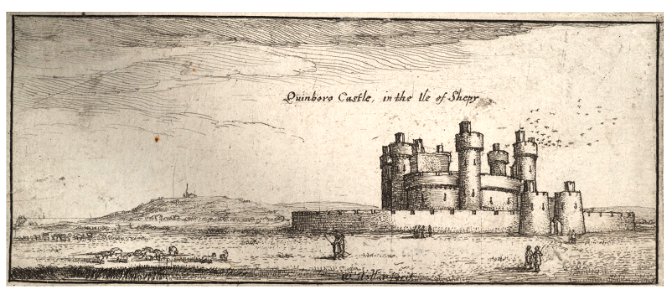 Wenceslas Hollar - Queensborough Castle