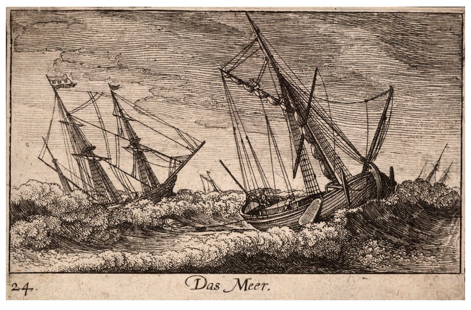 Wenceslas Hollar - Sea scene