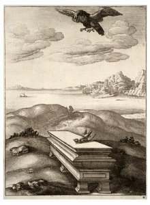 Wenceslas Hollar - The eagle and the daw