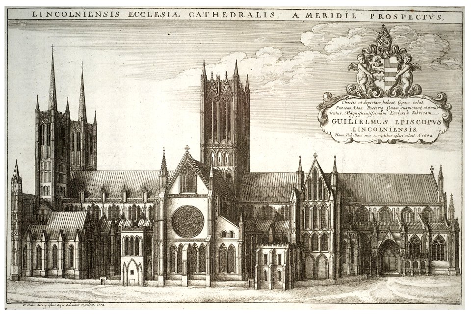 Wenceslas Hollar - Lincoln Cathedral from the south