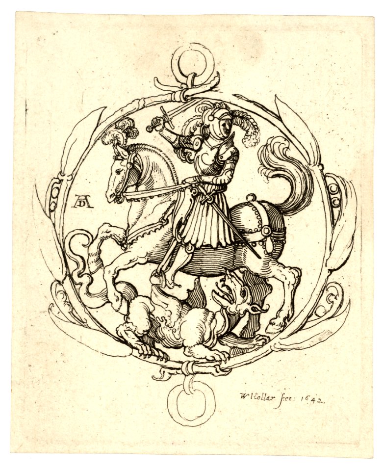 Wenceslas Hollar - St George and the dragon