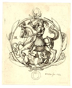Wenceslas Hollar - St George and the dragon