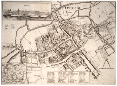 Wenceslas Hollar - Oxford (State 1)