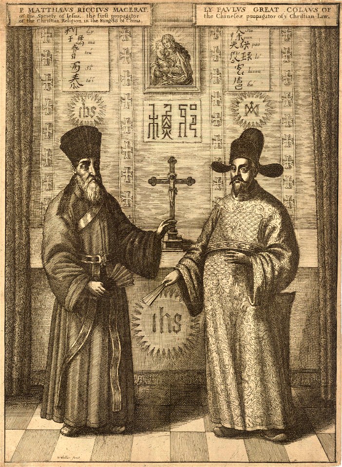 Wenceslas Hollar - Riccius and Paulus (State 1)