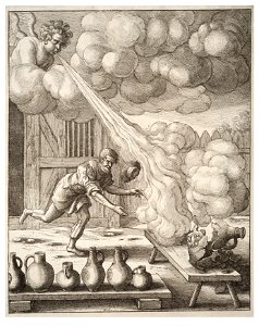 Wenceslas Hollar - The wind and the jug (State 1)