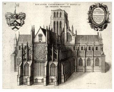 Wenceslas Hollar - St Paul's. East end (State 2) 2