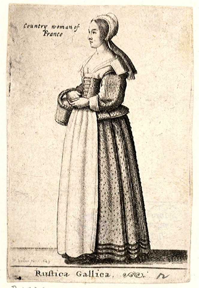 Wenceslas Hollar - Rustica Gallica (State 3)
