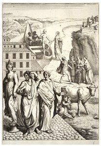 Wenceslas Hollar - Roman women (State 2)