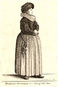 Wenceslas Hollar - Mulier Svevica vel Augustana