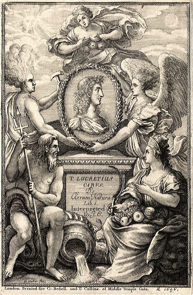 Wenceslas Hollar - Lucretius translated by J. Evelyn (State 2) or 3
