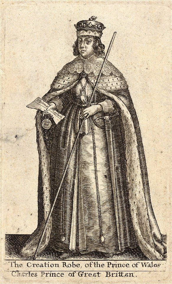 Wenceslas Hollar - Prince of Wales (State 1)