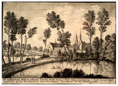 Wenceslas Hollar - Rothendael abbey (State 1)