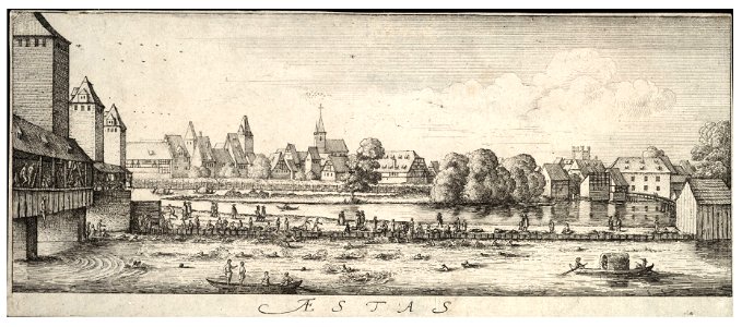 Wenceslas Hollar - Summer- the bathing place
