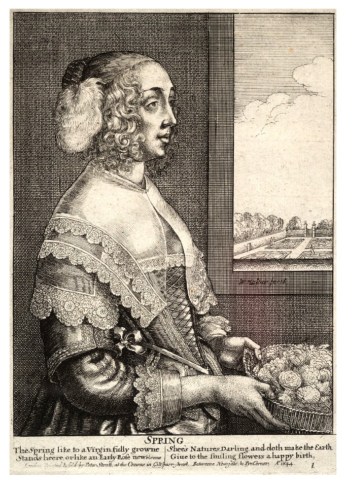 Wenceslas Hollar - Spring (State 2) 3