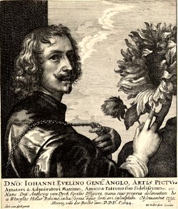 Wenceslas Hollar - Sir Anthony van Dyck (State 1)