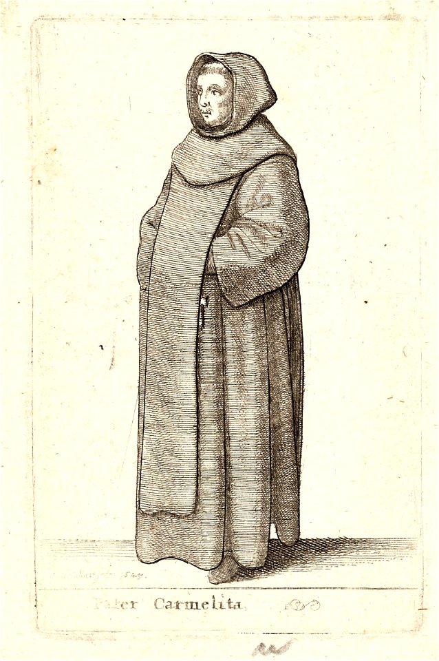 Wenceslas Hollar - Pater Carmelita